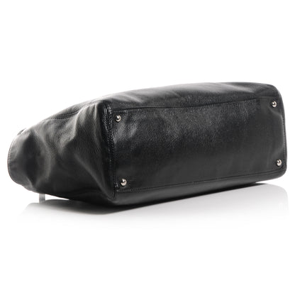 Chanel Calfskin Cerf Executive Shopper Tote Black 4 of 7