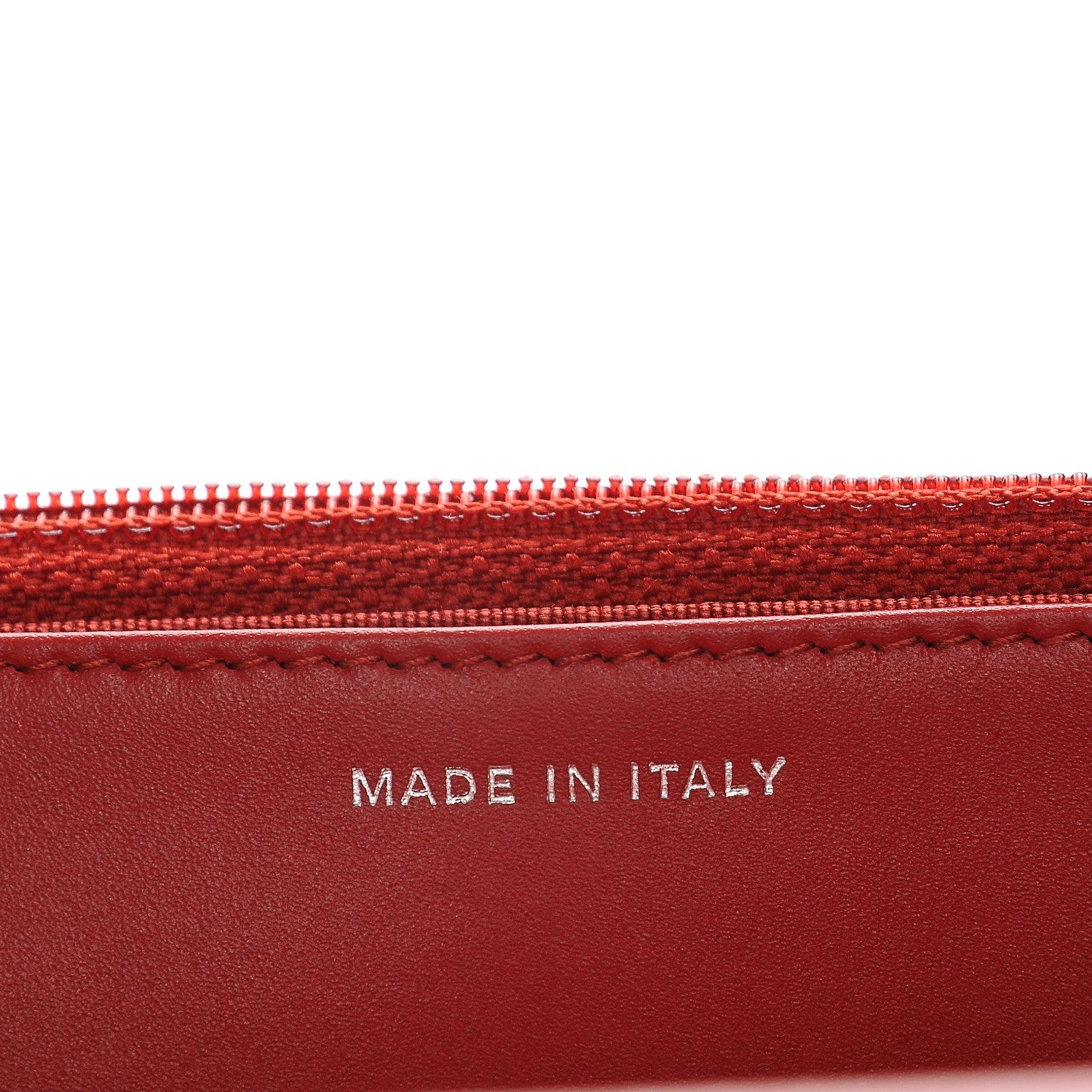 Chanel Caviar Quilted Wallet On Chain WOC Red 7 of 9