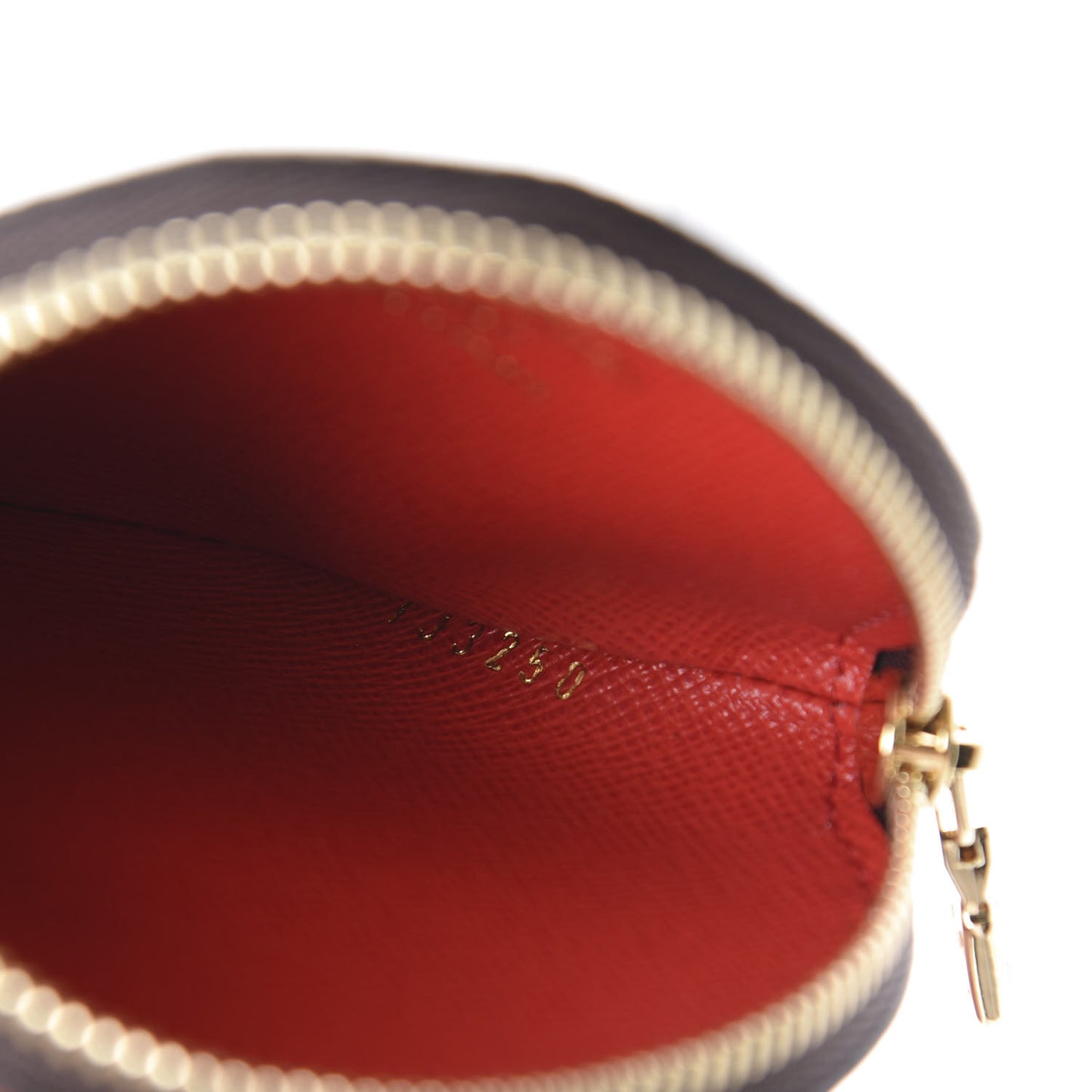 Monogram 2020 Christmas Animation Bumper Cars Round Coin Purse Coquelicot
