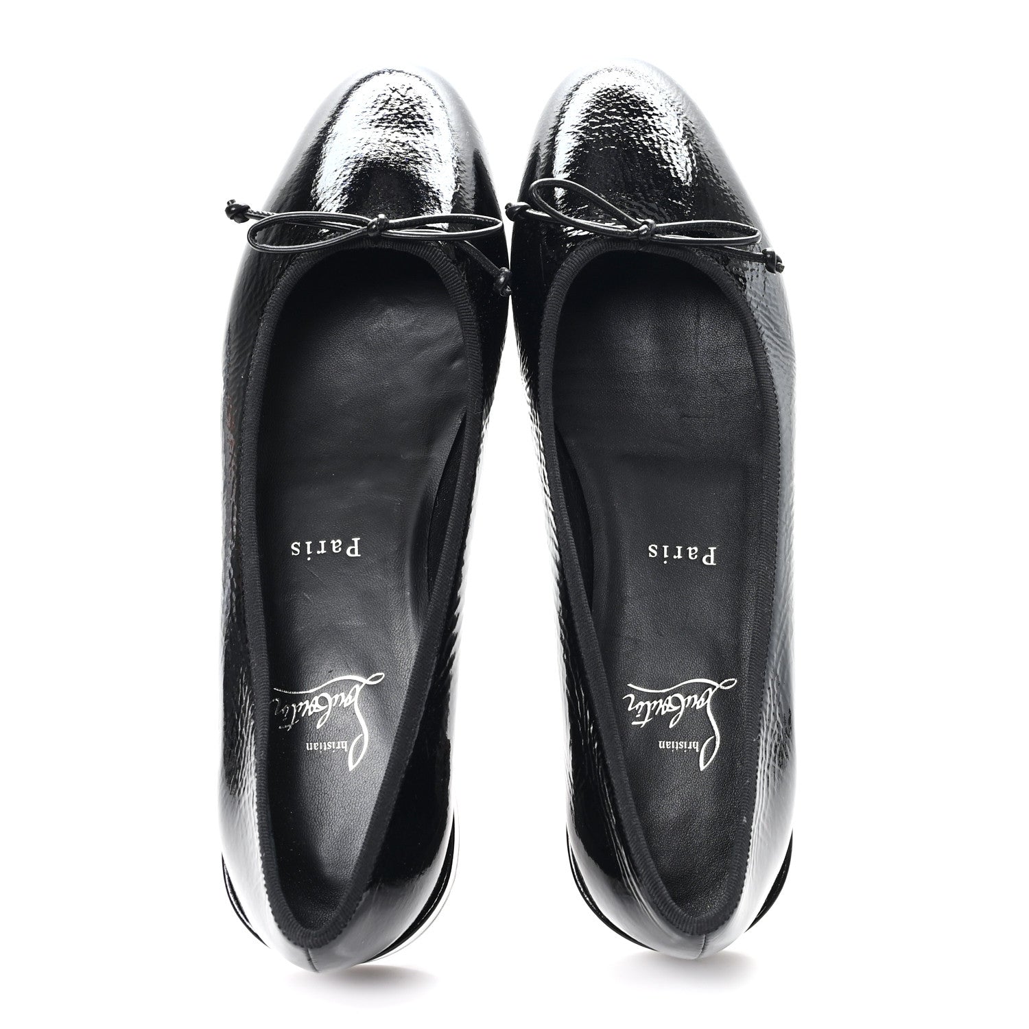 Christian Louboutin Patent Sweetie Jane Ballerina Flats 40.5 Black 2 of 9