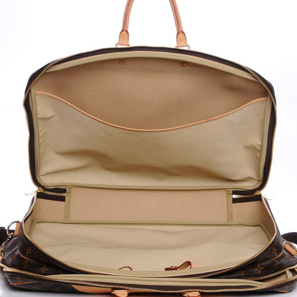 Louis Vuitton Monogram Alize 2 Compartment Luggage Travel Bag 8 of 10
