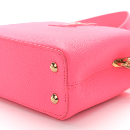 Louis Vuitton Taurillon Capucines Mini Fluo Pink 9 of 10