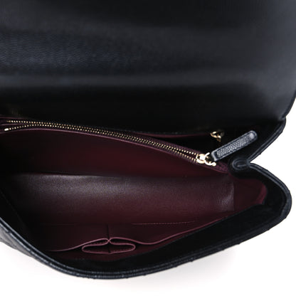 Chanel Caviar Quilted Small Coco Handle Flap Black 9 of 21