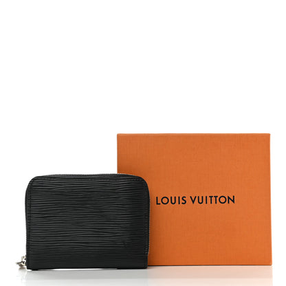 Louis Vuitton Epi Zippy Coin Purse Black 7 of 7