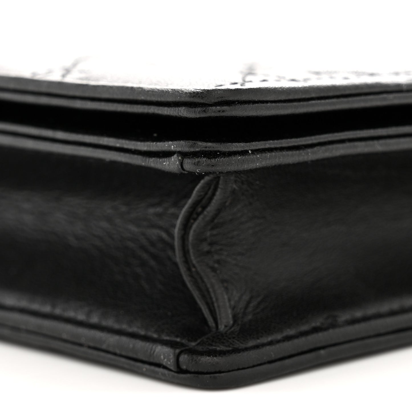 Lambskin Cannage Lady Dior Pouch Black