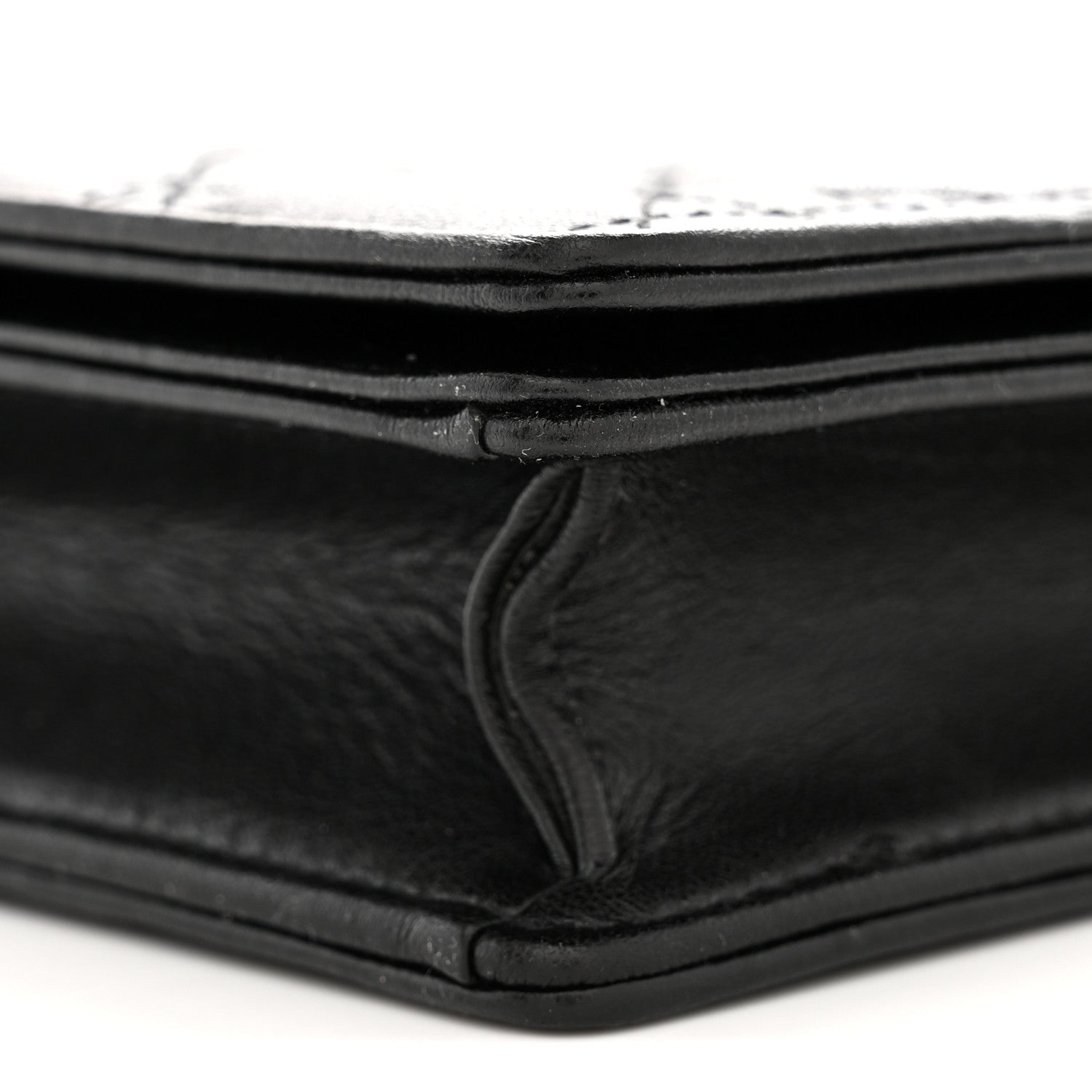 Christian Dior Lambskin Cannage Lady Dior Pouch Black 10 of 10