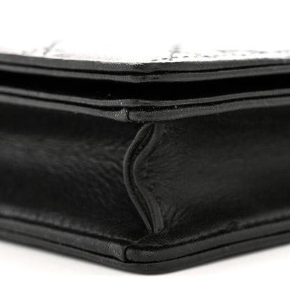 Christian Dior Lambskin Cannage Lady Dior Pouch Black 10 of 10
