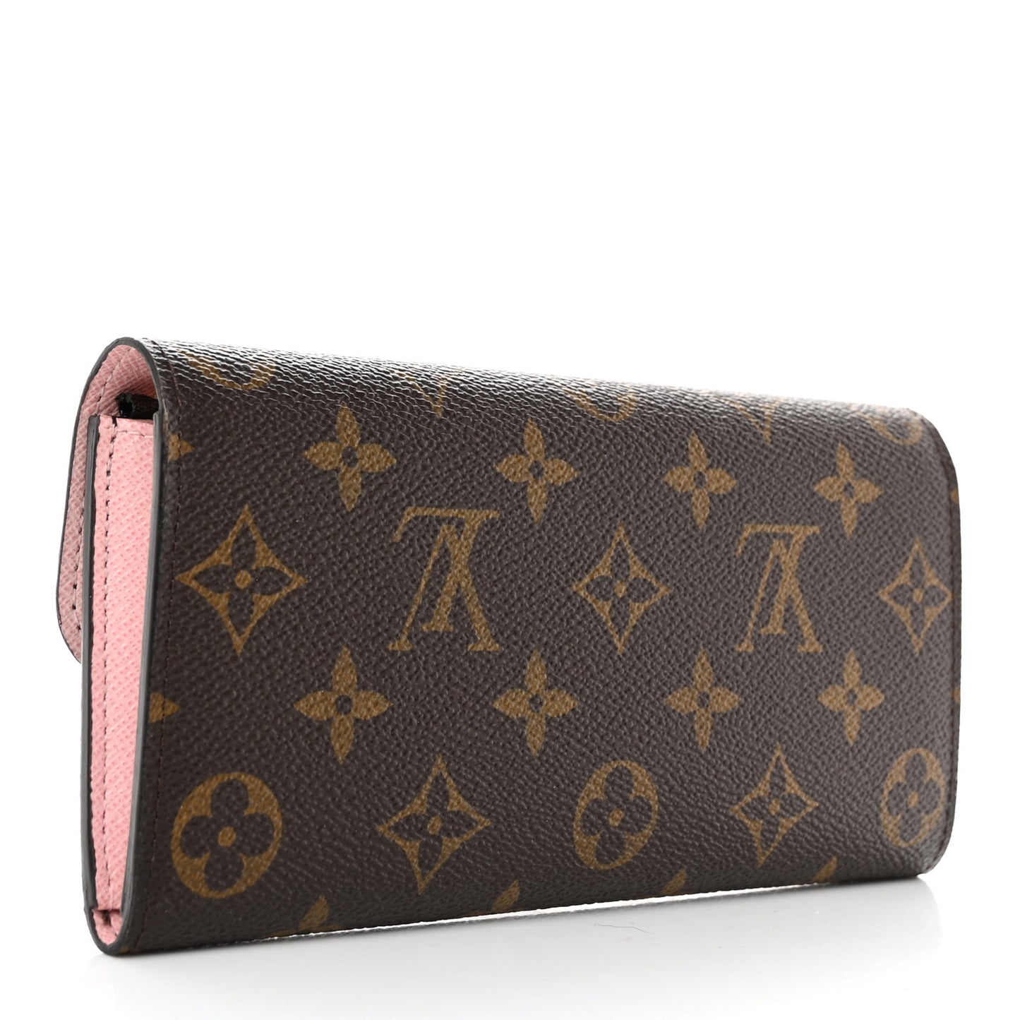Monogram Emilie Wallet Rose Ballerine