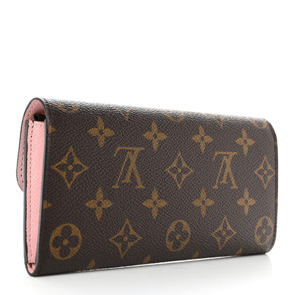 Louis Vuitton Monogram Emilie Wallet Rose Ballerine 3 of 7