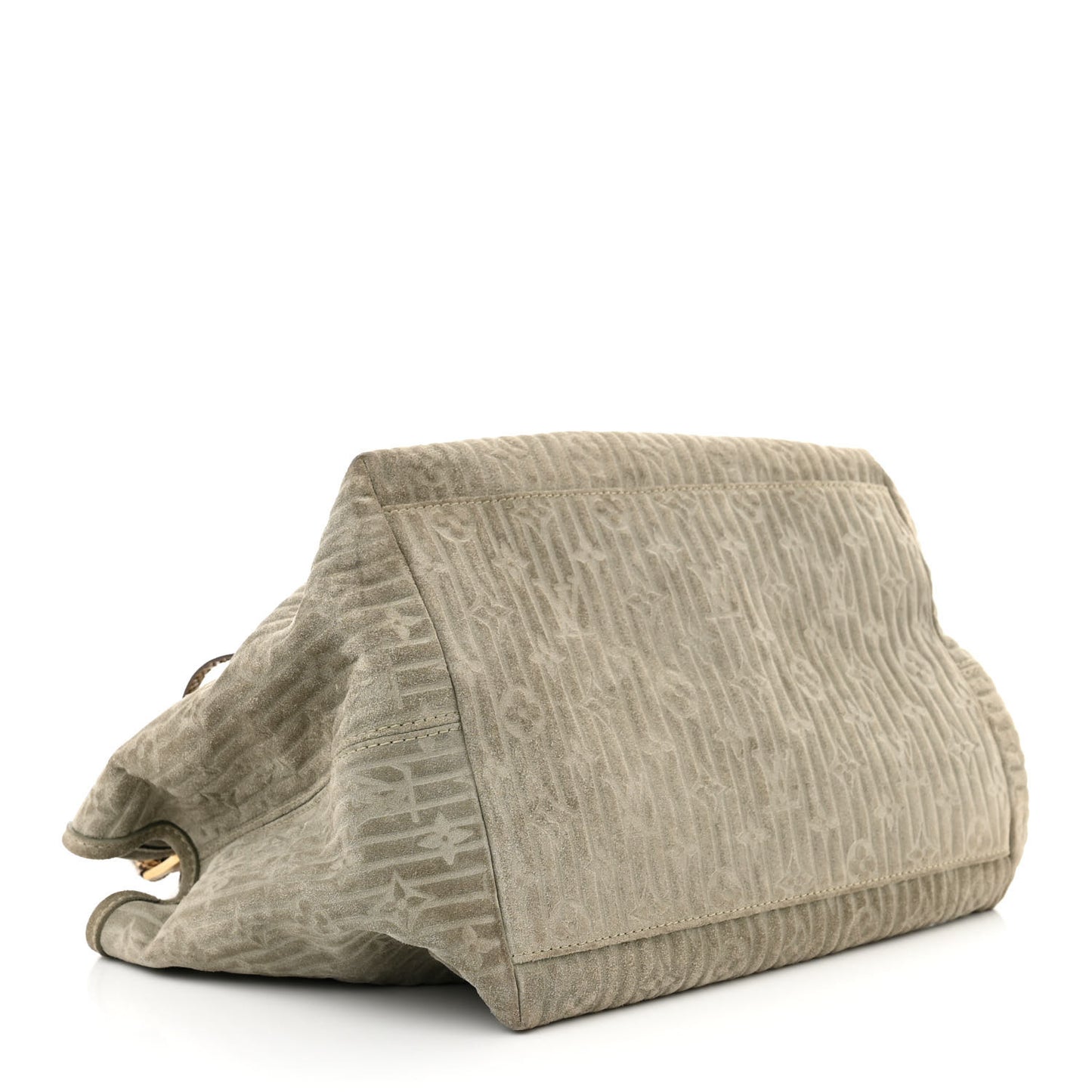 Suede Snakeskin Monogram Embossed Whisper PM Jade
