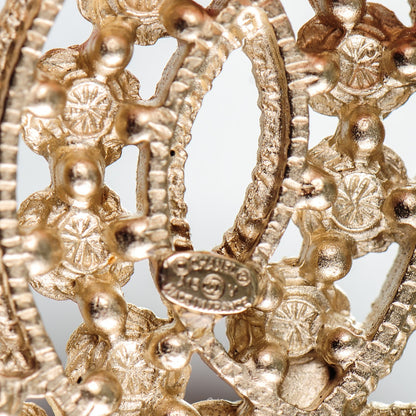 Chanel Pearl CC Brooch Gold 5 of 6