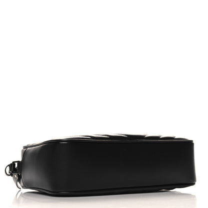 Saint Laurent Calfskin Matelasse Monogram Lou Camera Bag Black 4 of 10