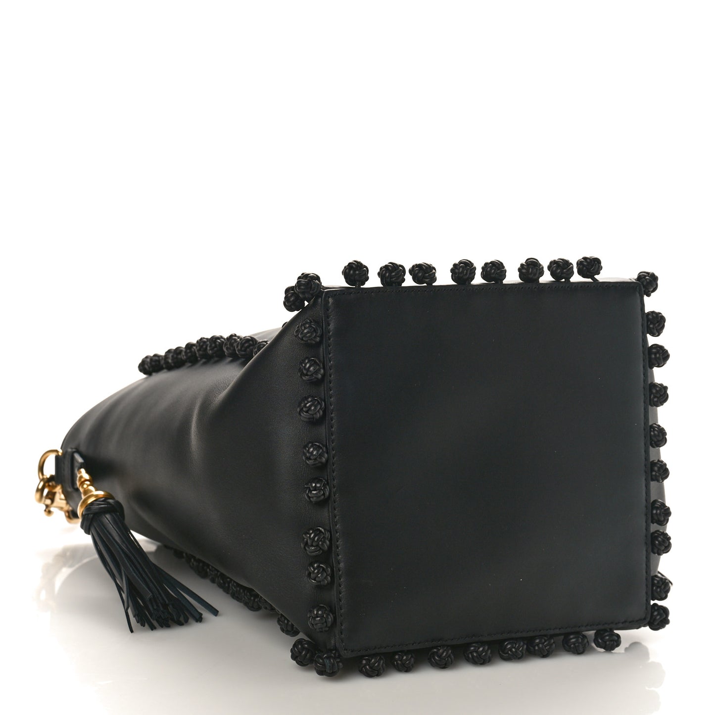 Lambskin Bucket Bag Black
