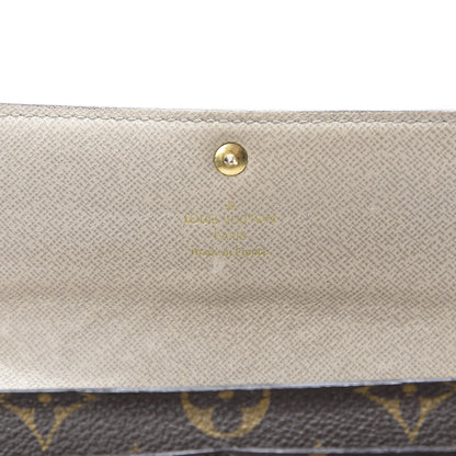 Louis Vuitton Monogram Dentelle Sarah Wallet Silver 6 of 12
