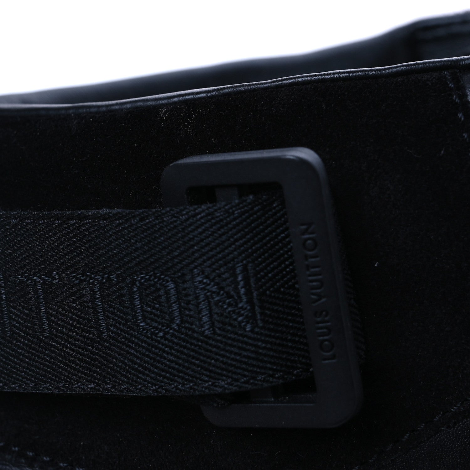 Louis Vuitton Suede Monogram Mens Rivoli High Top Sneakers 10 Black Multicolor 11 of 13