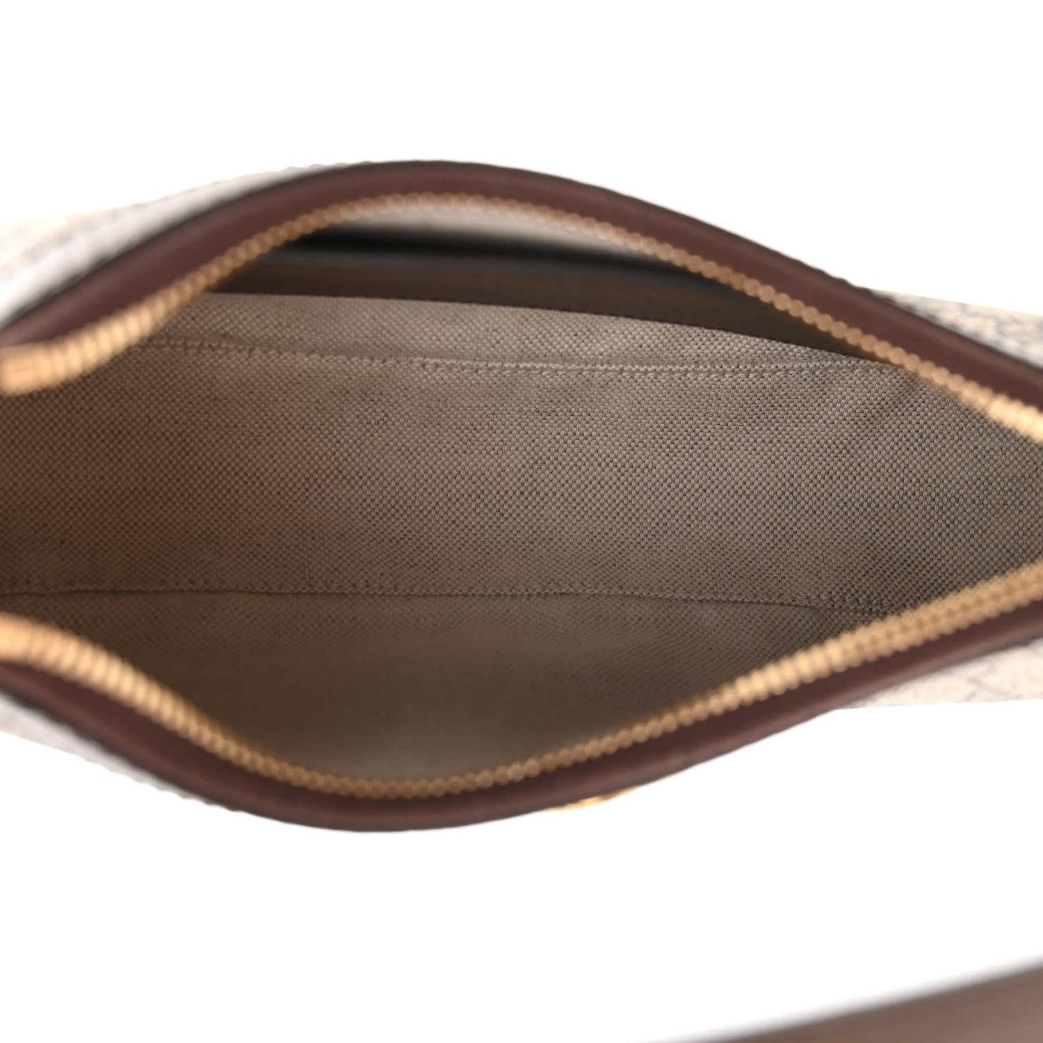 Gucci GG Supreme Monogram Textured Dollar Calfskin Small Ophidia Hobo Beige Ebony New Acero 5 of 10