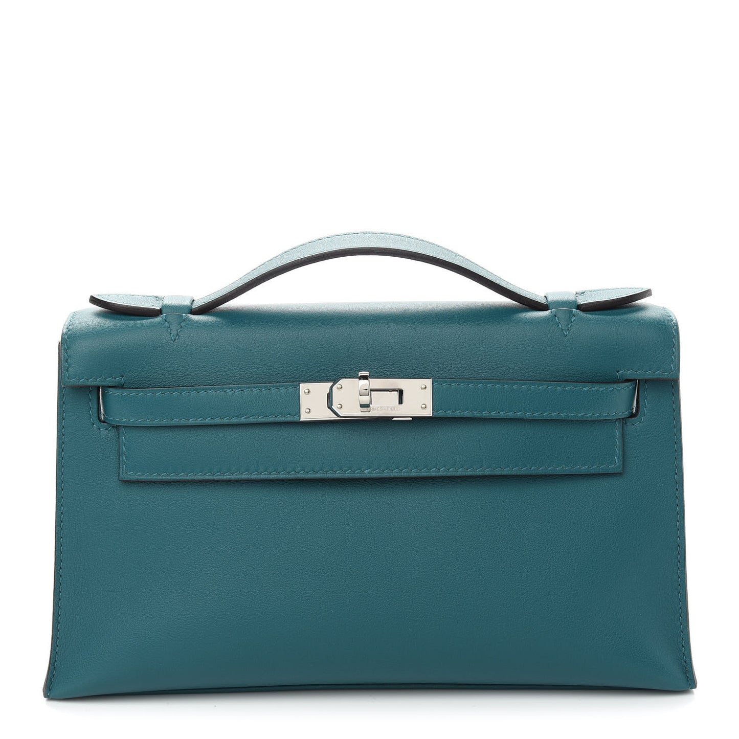 Swift Kelly Pochette Clutch Vert Bosphore