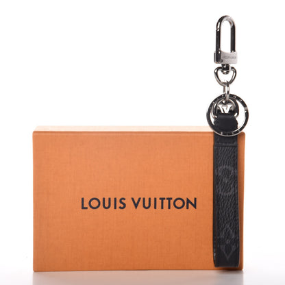 Louis Vuitton Monogram Eclipse Dragonne Bag Charm Key Holder 6 of 6