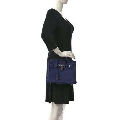 Hermes Togo Birkin 25 Bleu Encre 2 of 10