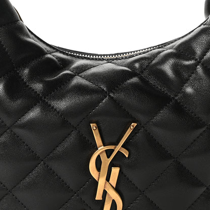 Saint Laurent Lambskin Quilted Icarino Bag Black 7 of 10
