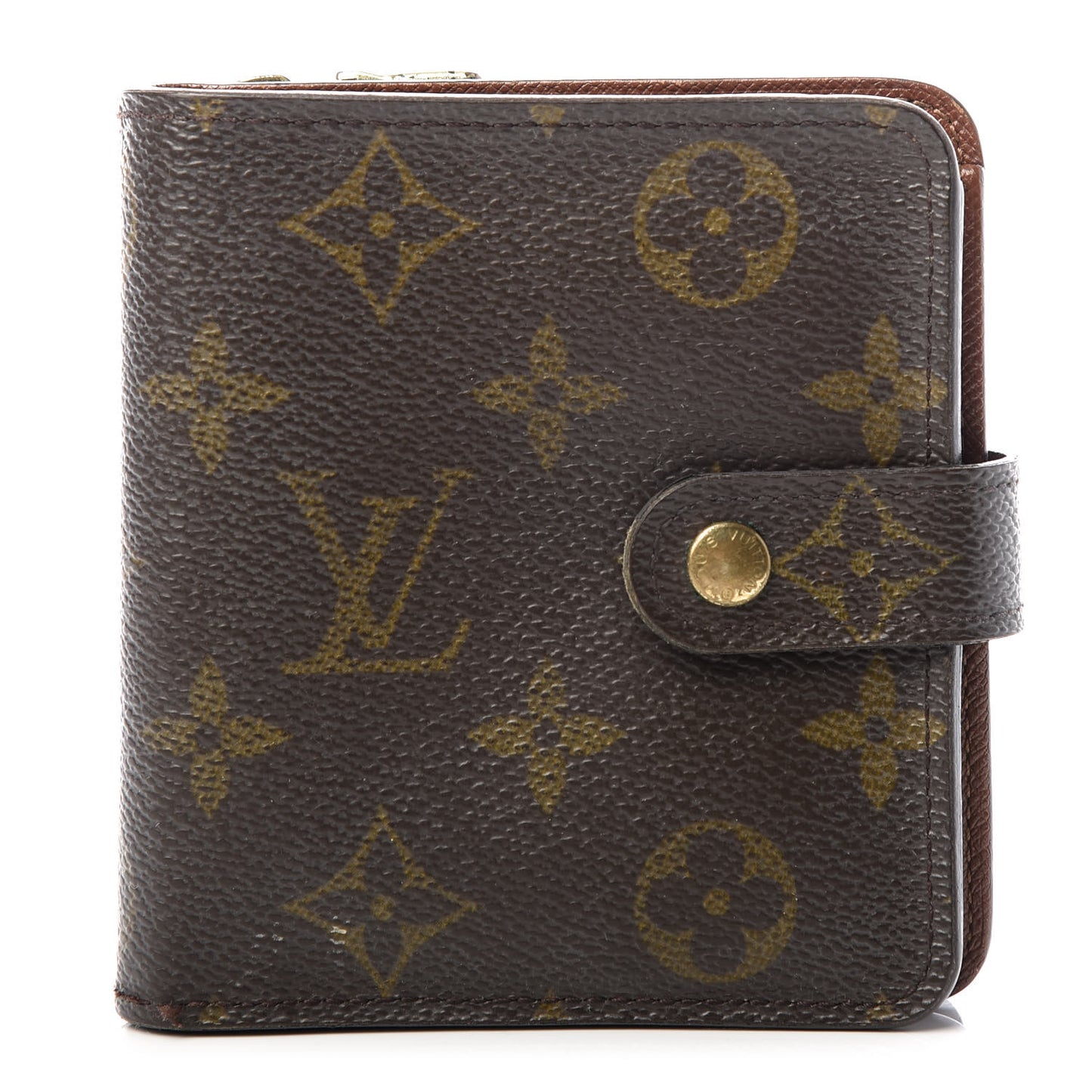 Monogram Compact Zippe Zipped Wallet