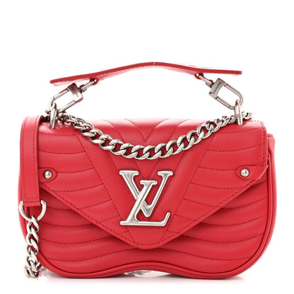 Louis Vuitton Calfskin New Wave Chain PM Scarlet 1 of 11