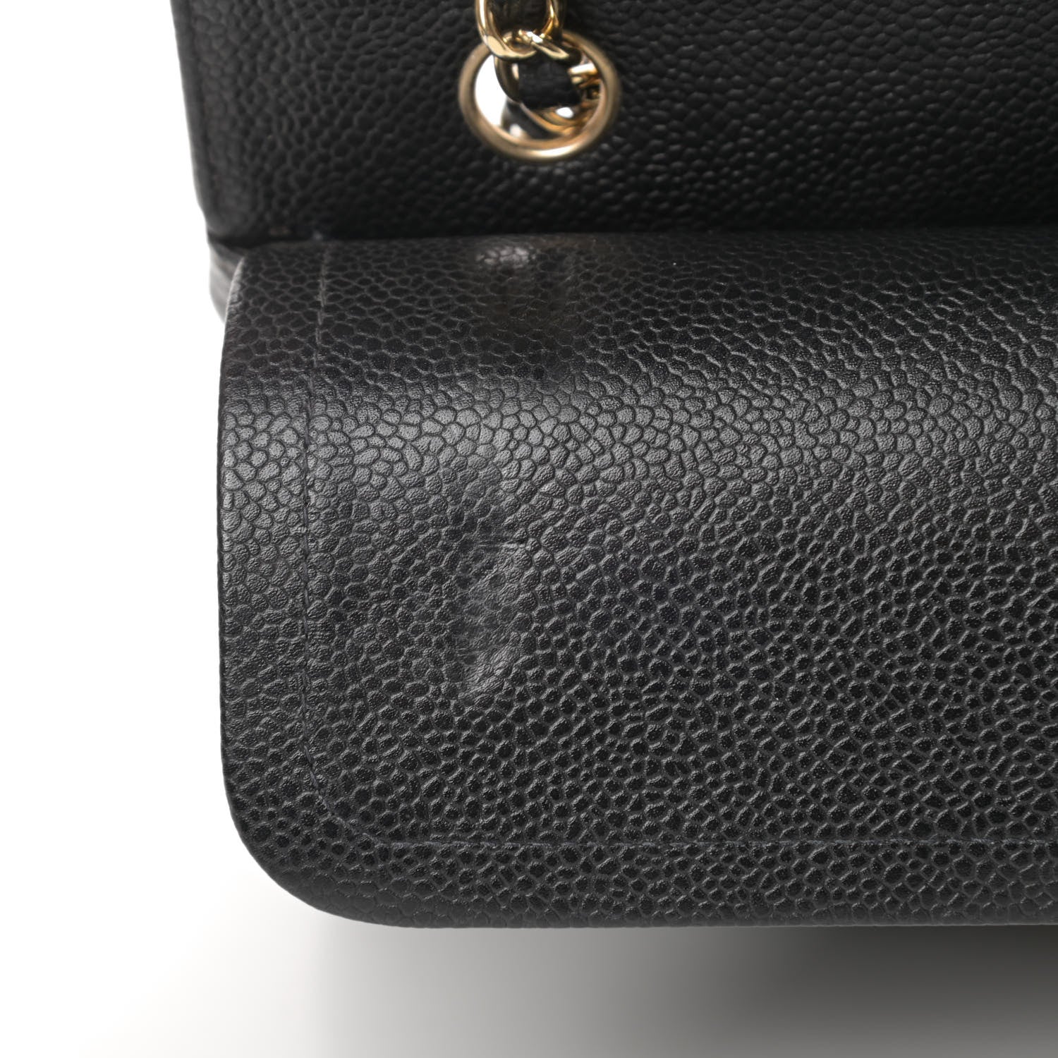Chanel Caviar Quilted Medium Double Flap Black 16 of 18