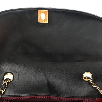 Chanel Lambskin Quilted Medium Single Flap Black 11 of 11