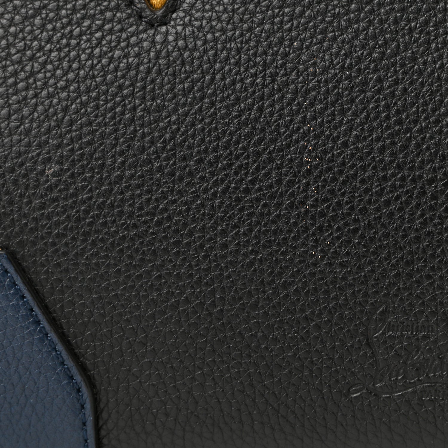 Christian Louboutin Grained Calfskin Embroidered Small Eloise Tote Black Multicolor 11 of 12