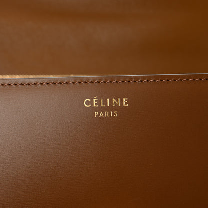Celine Box Calfskin Medium Classic Box Flap Bag Camel 7 of 15