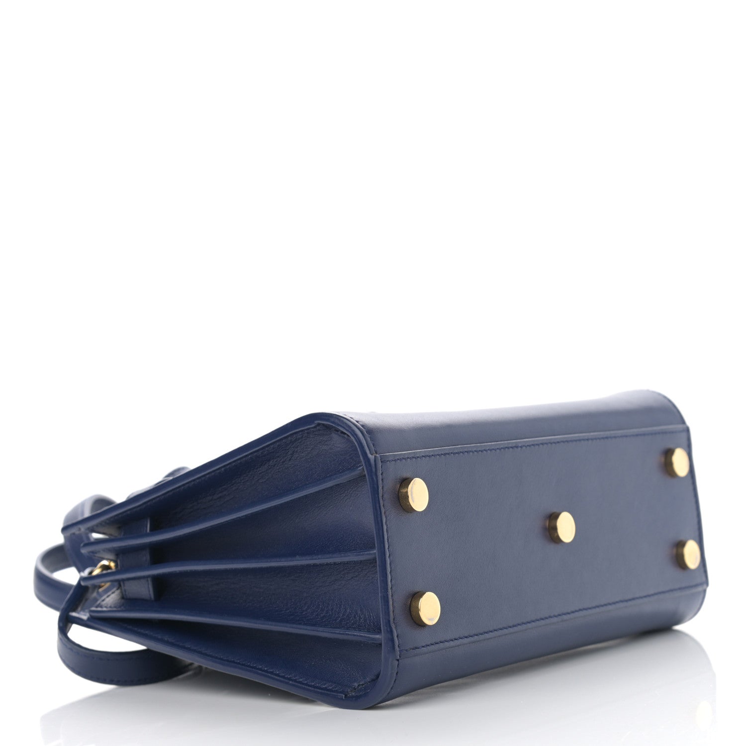 Saint Laurent Calfskin Nano Sac De Jour Dark Blue 4 of 9