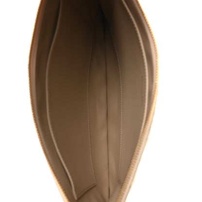 Christian Dior Metallic Lambskin Cannage Large Caro Daily Pouch Gold 5 of 7