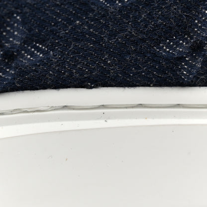 Louis Vuitton LOUIS VUITTON Denim Monogram Debossed Time Out Sneakers 39 Blue 11 of 16