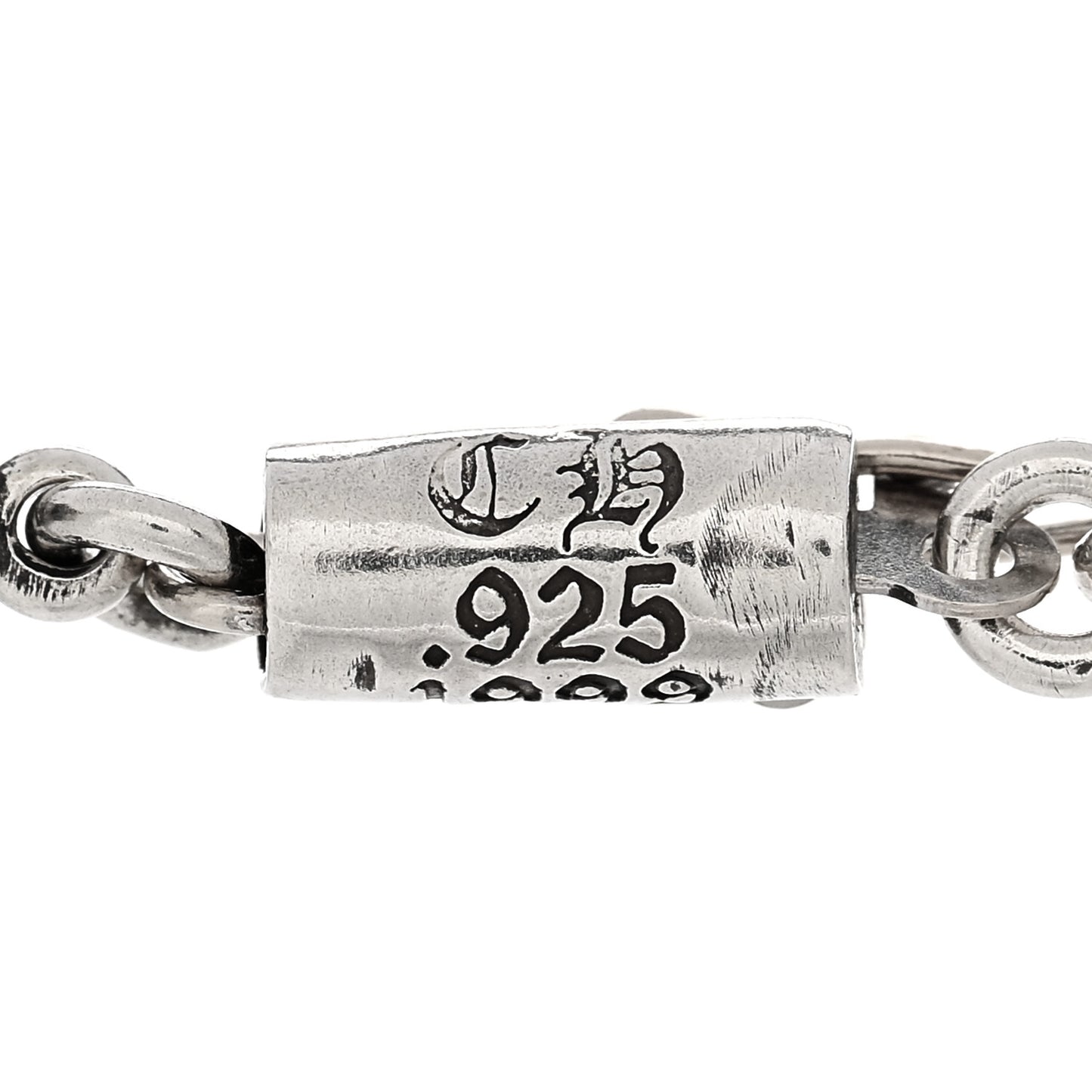 Sterling Silver Tiny E CH Plus Bracelet