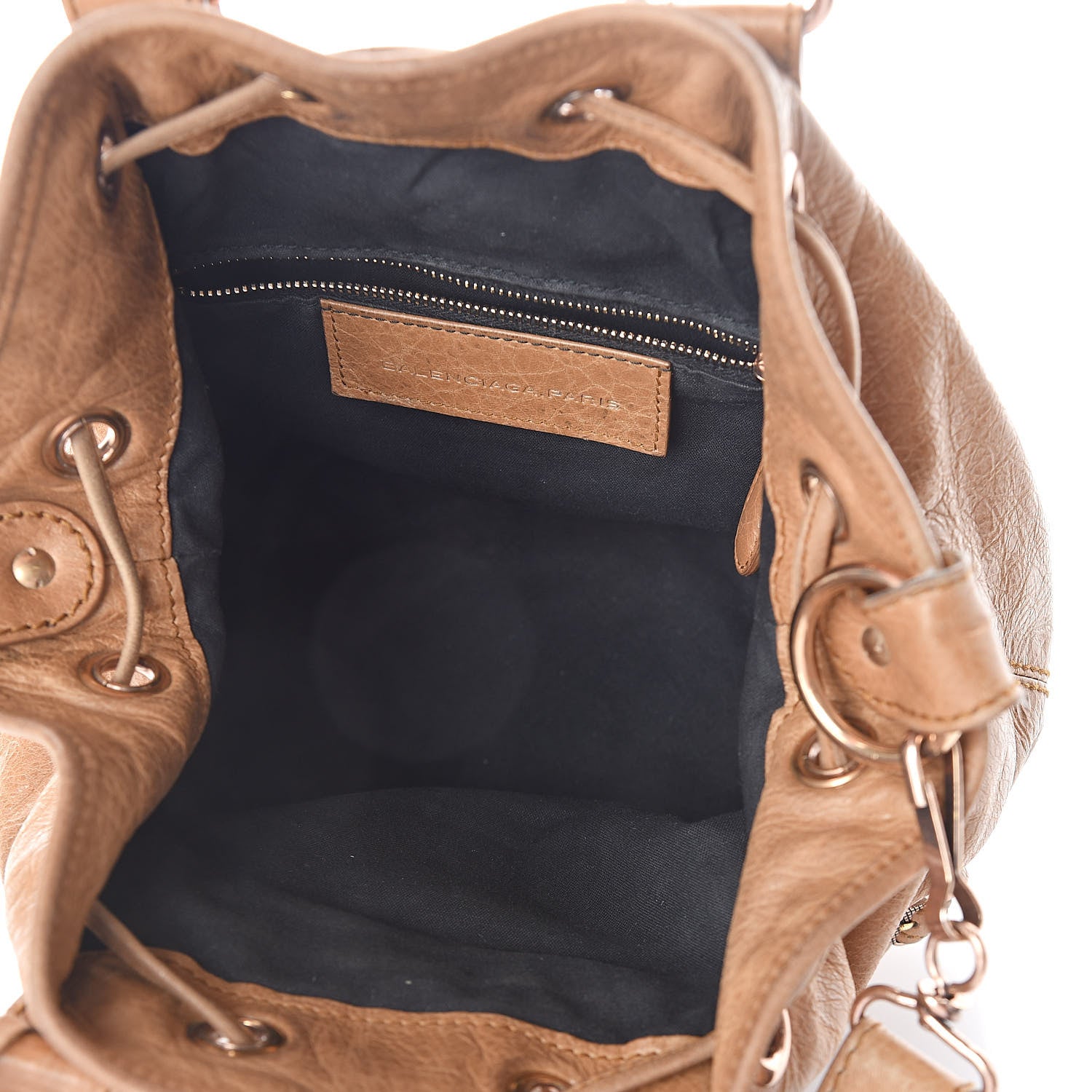 Balenciaga Agneau Giant 12 Rose Gold Hardware Mini Pompon Cumin 5 of 8
