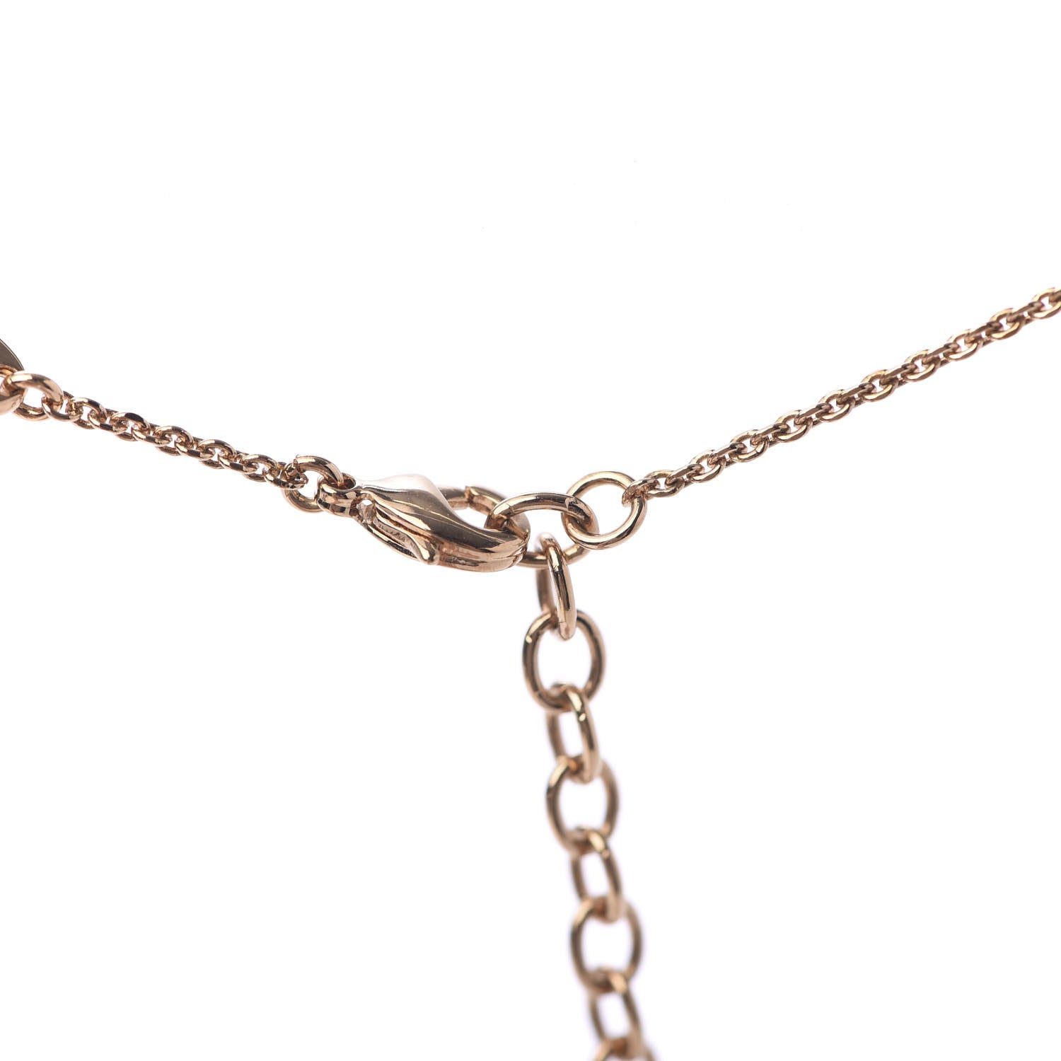 Louis Vuitton LV And Me Letter U Necklace Gold 5 of 7