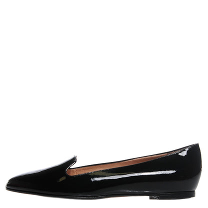 Valentino Garavani Patent Loafer Flats 39 Black 1 of 8