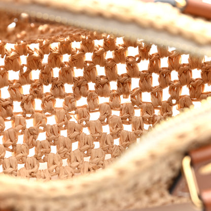 Louis Vuitton Raffia Nano Speedy Natural Tan 5 of 9