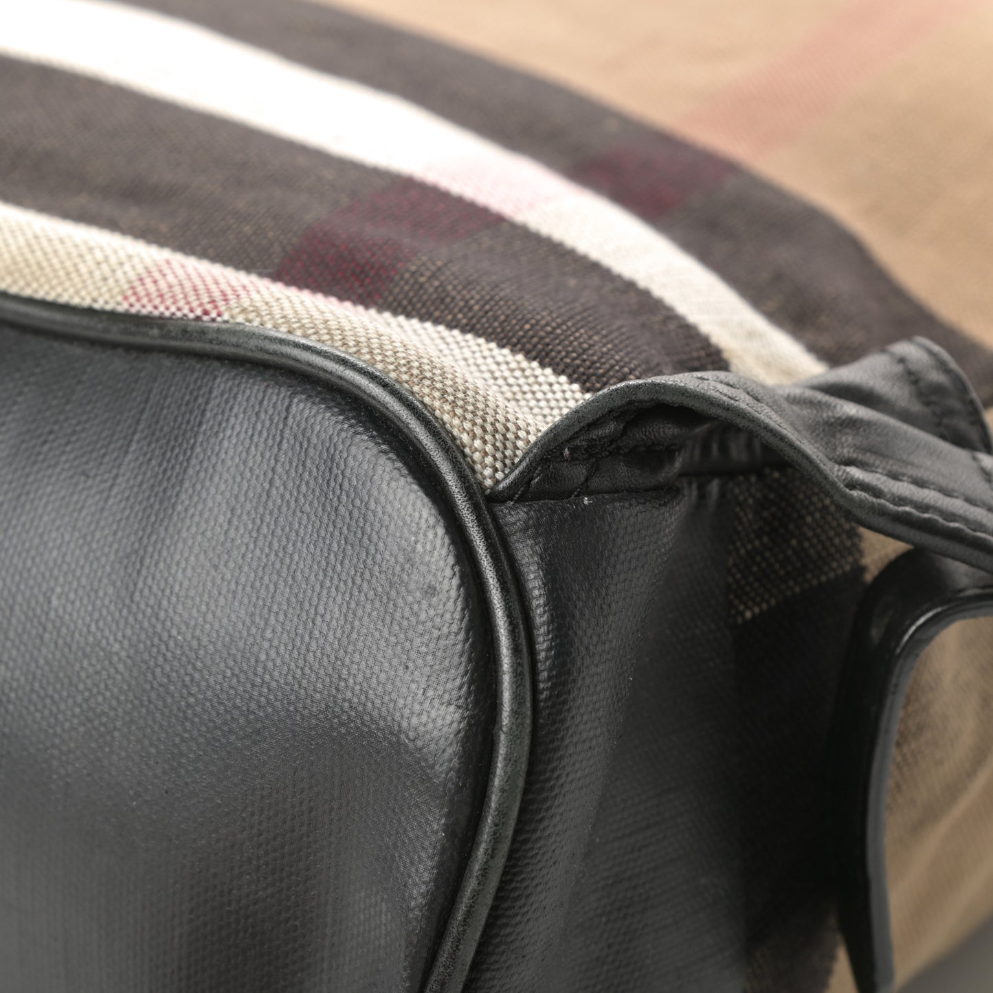 Canvas Mega Check Doran Backpack Black