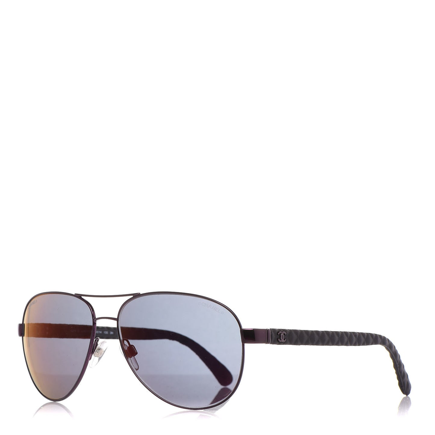 Mirrored Aviator Sunglasses 4204-Q Purple