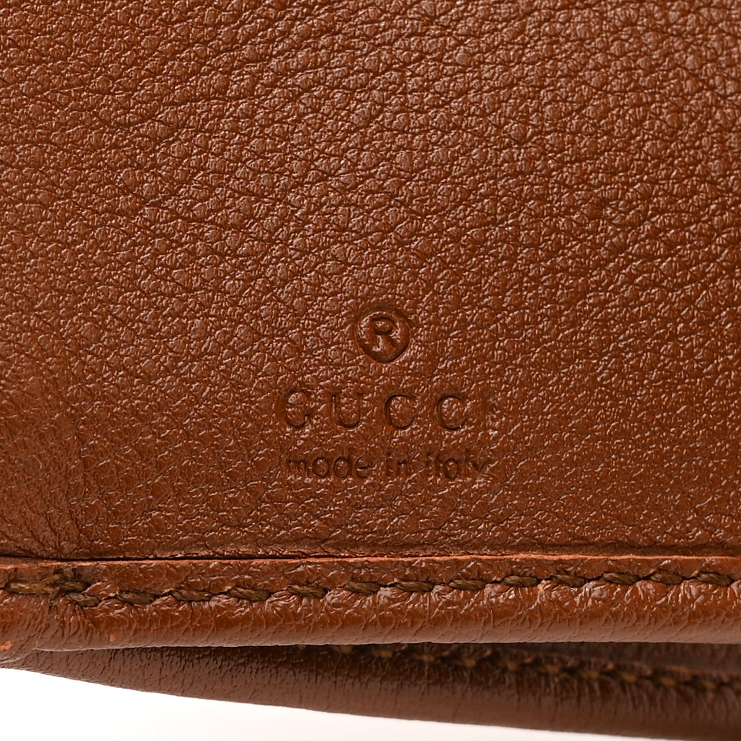 Wonka Grain Calfskin Diana Tri-Fold Wallet Cuir