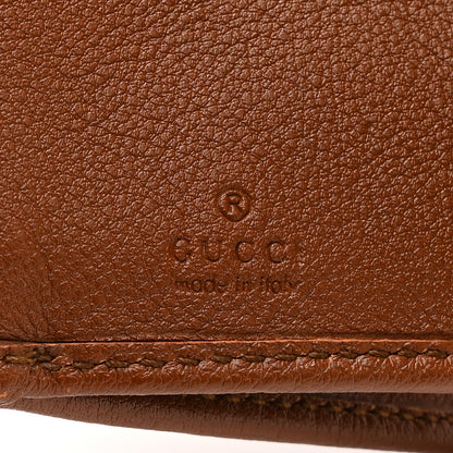Gucci Wonka Grain Calfskin Diana Tri-Fold Wallet Cuir 8 of 10