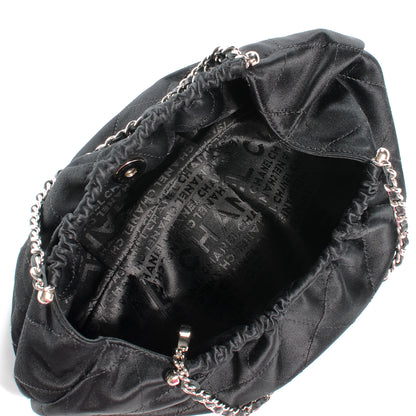 Chanel Satin Croissant Bag Black 7 of 7
