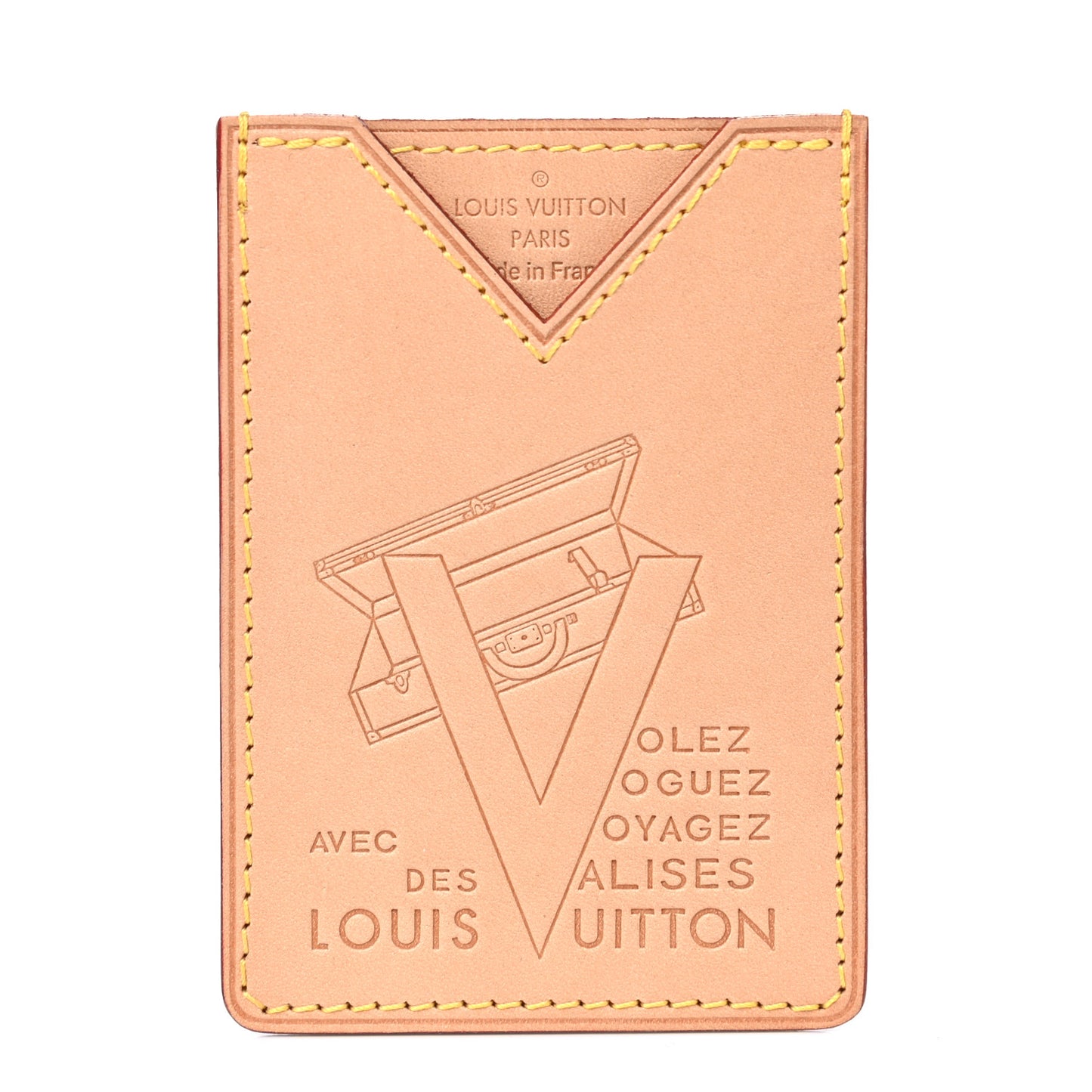 Vachetta Voyages Card Holder