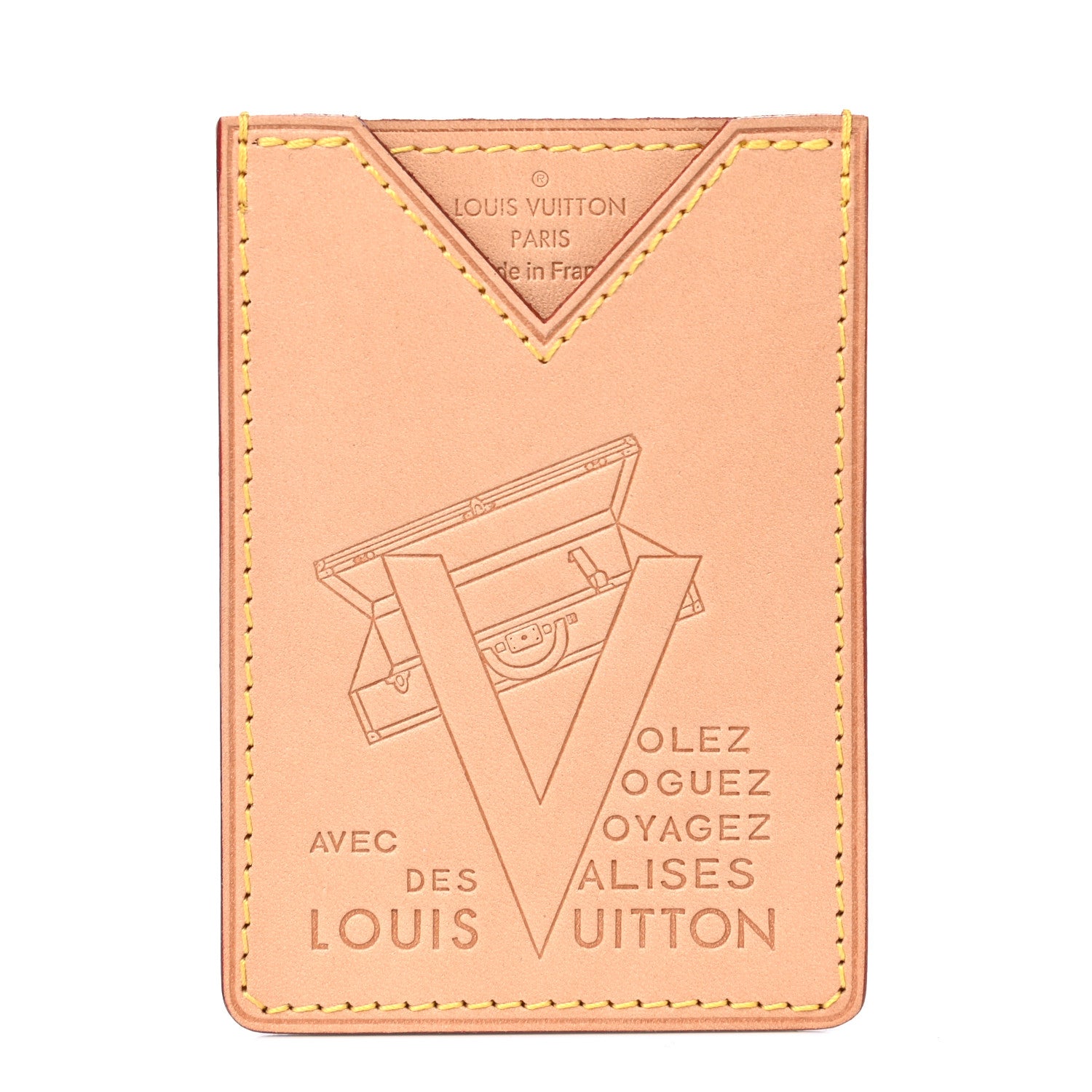 Louis Vuitton Vachetta Voyages Card Holder 1 of 4