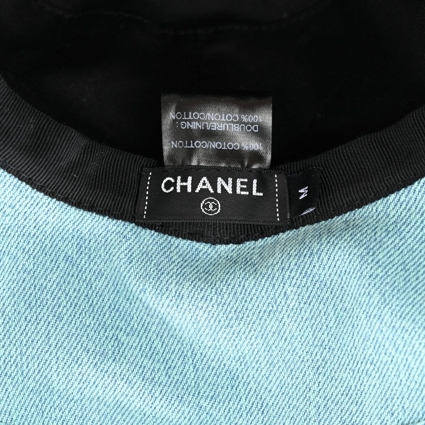 Denim CC Bucket Hat M Light Blue