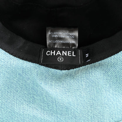 Chanel Denim CC Bucket Hat M Light Blue 8 of 8