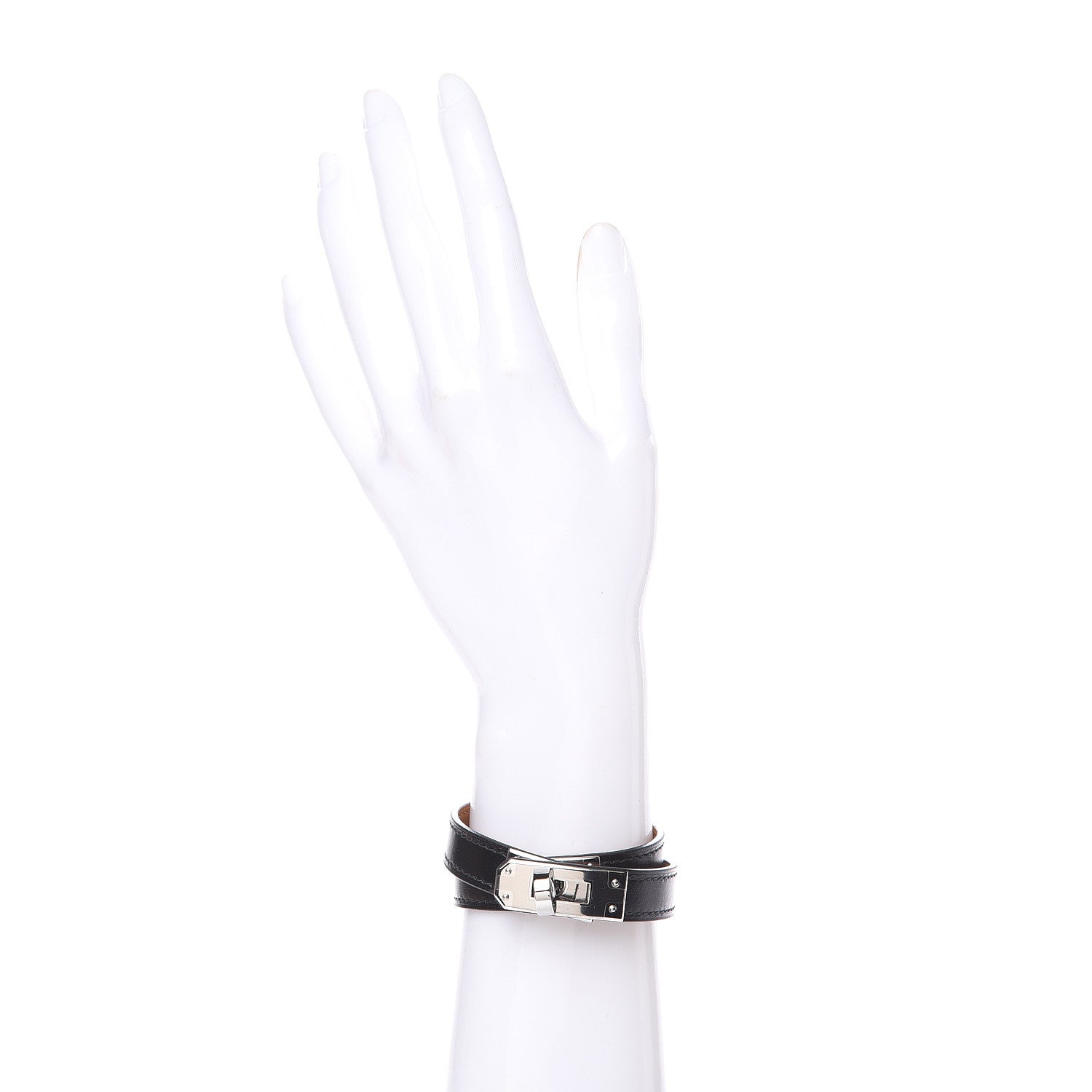 Hermes Box Kelly Double Tour Bracelet T2 Black 2 of 7