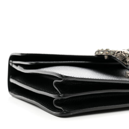 Gucci Pebbled Calfskin Small Dionysus Shoulder Bag Black 10 of 13