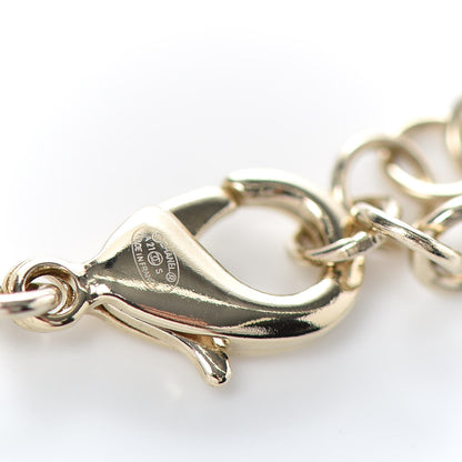 Chanel Crystal CC Chain Bracelet Gold 4 of 4